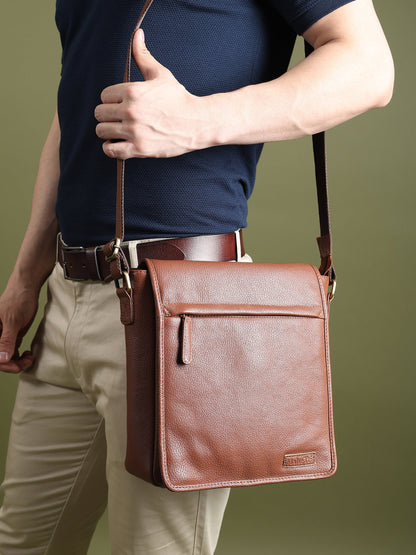 Leather Crossbody Bag for Travel Work - Tampa Home & Garden Store