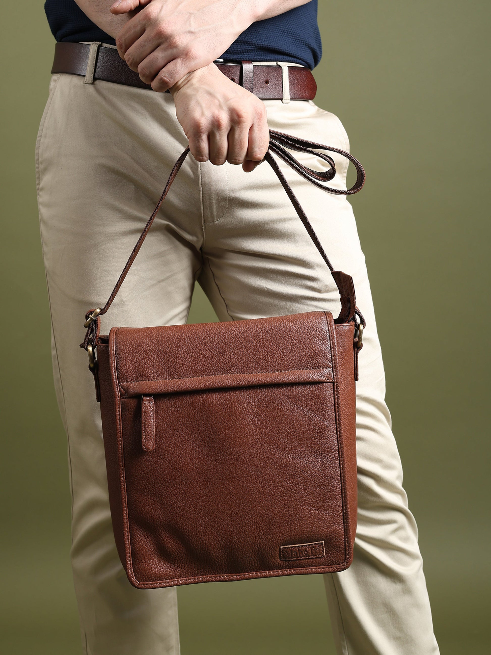 Leather Crossbody Bag for Travel Work - Tampa Home & Garden Store