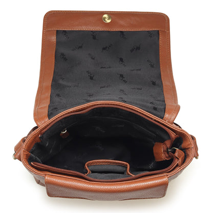 Leather Crossbody Bag for Travel Work - Tampa Home & Garden Store