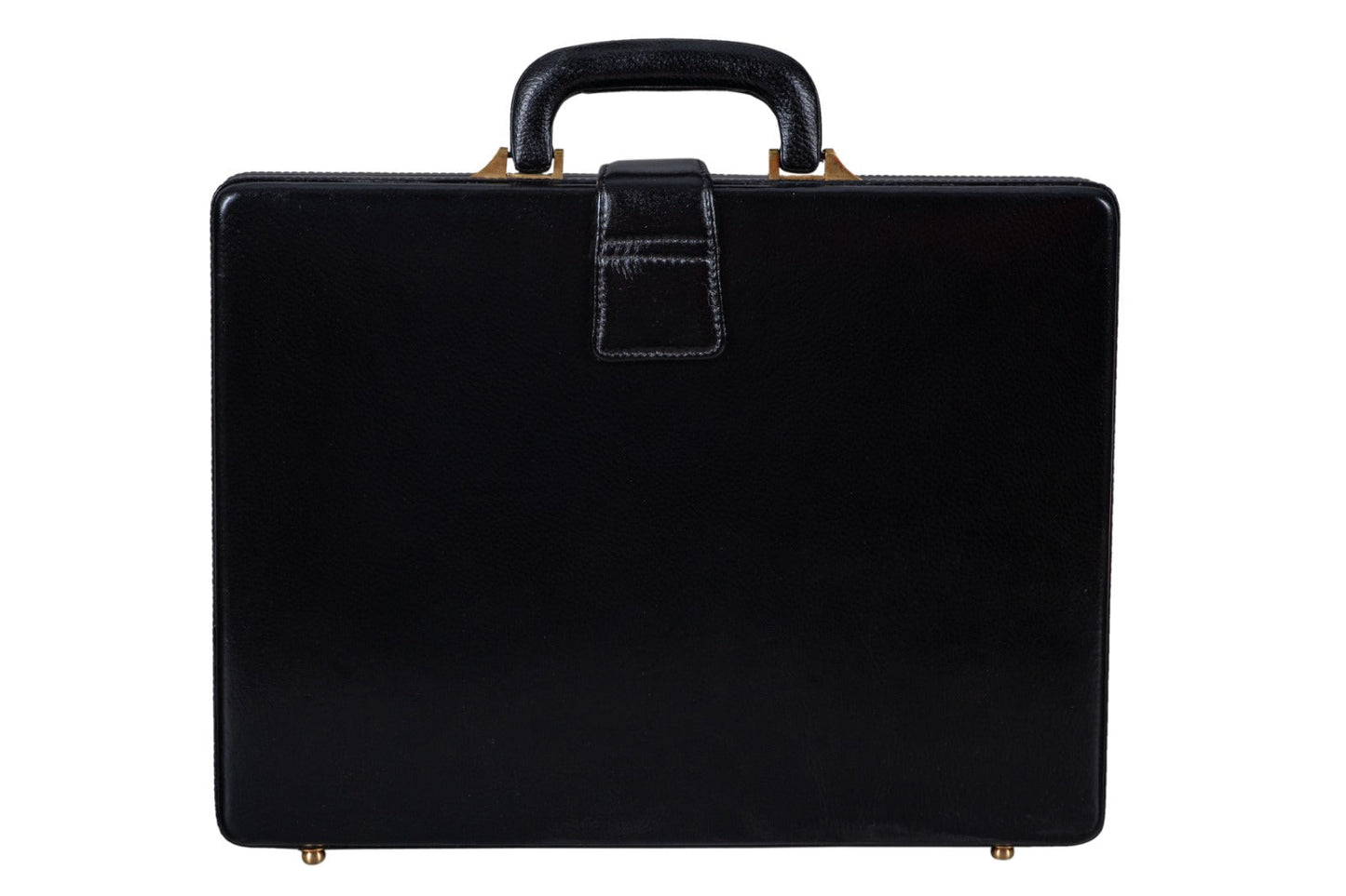 Leather Executive Men's Leather Attache Briefcase - Black - Tampa Home & Garden Store