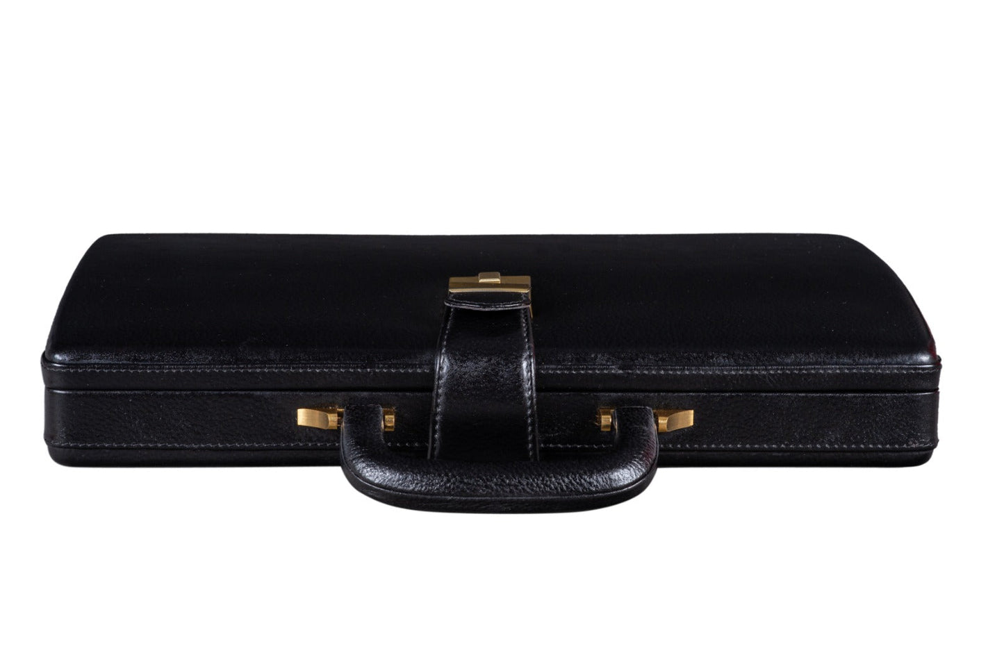 Leather Executive Men's Leather Attache Briefcase - Black - Tampa Home & Garden Store