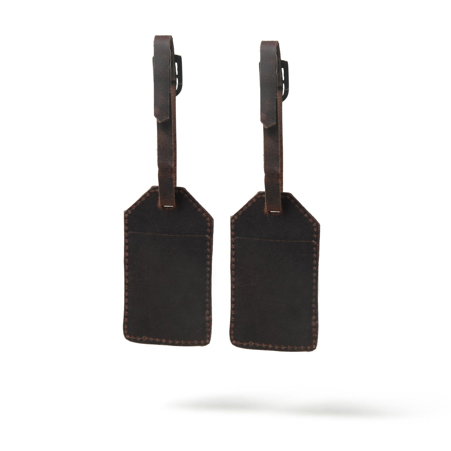 Leather Luggage Tag Set - Tampa Home & Garden Store
