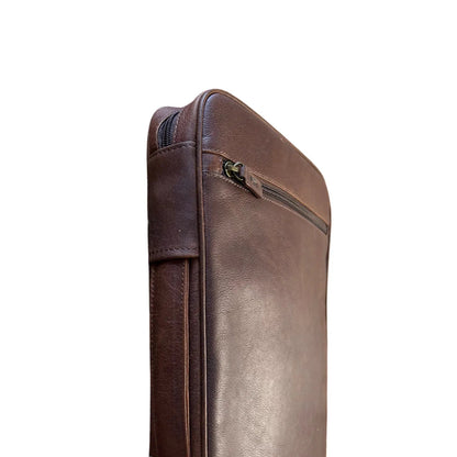 Estuche grande de cuero plena flor Cambridge para tecnología