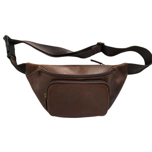 Cambridge Full-Grain Leather Waist Pack / Leather Waist Bag