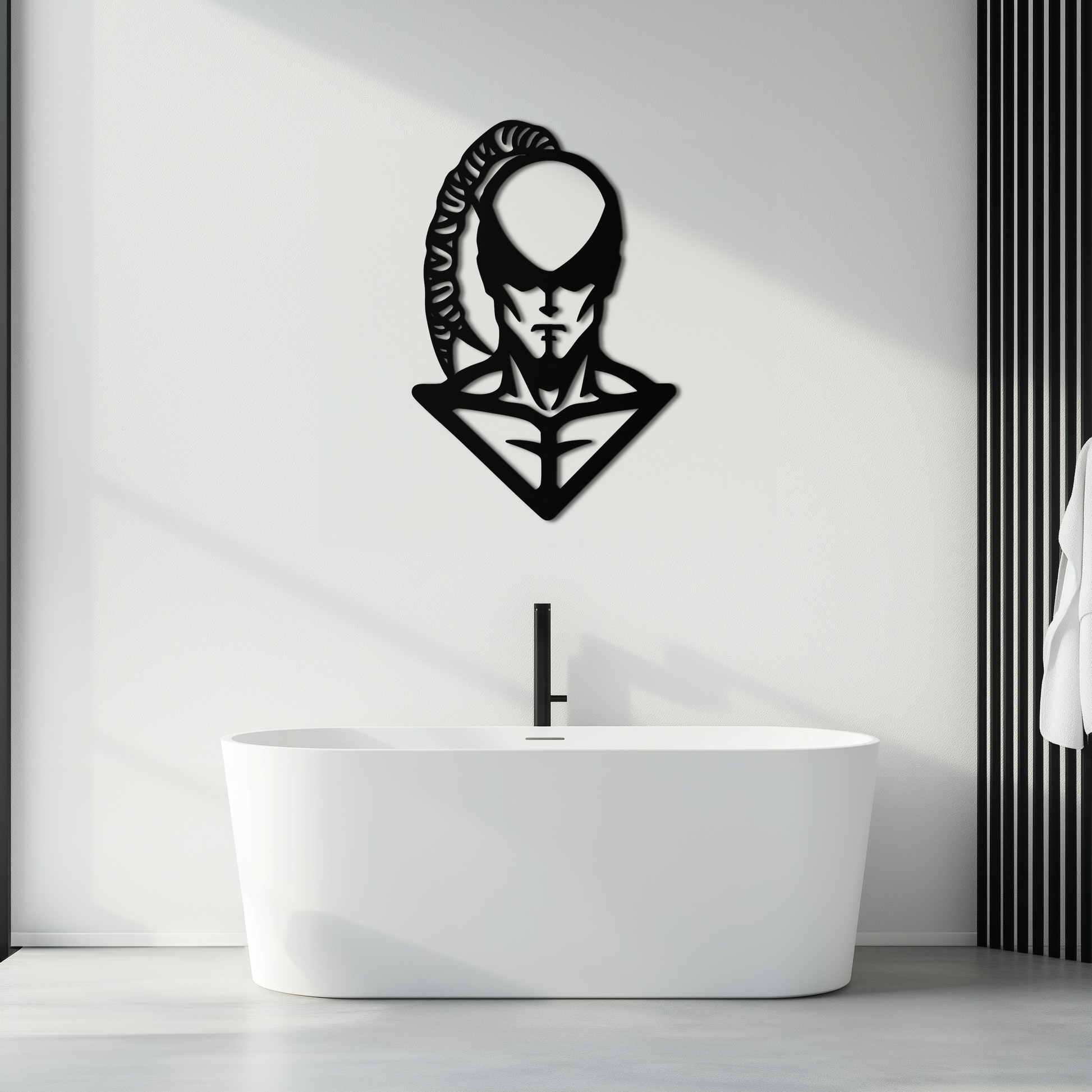Lee Sin Wall Art - Minimalist Metal Design Inspired by League of Legends- KAF487 - Tampa Home & Garden Store