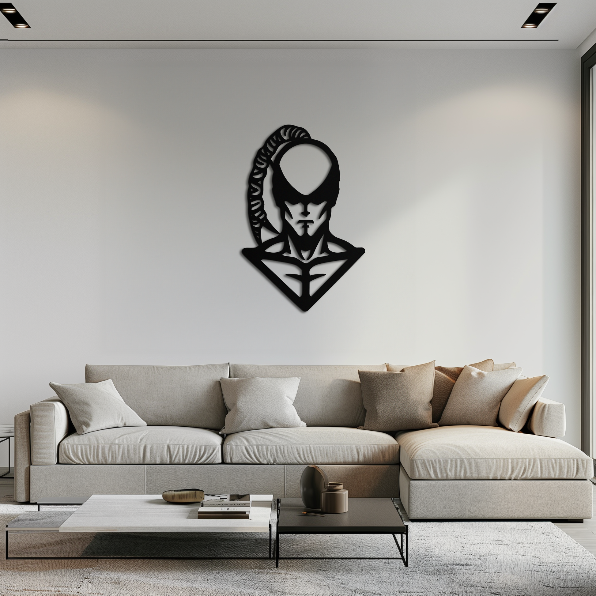 Lee Sin Wall Art - Minimalist Metal Design Inspired by League of Legends- KAF487 - Tampa Home & Garden Store