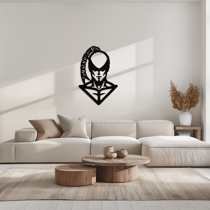 Lee Sin Wall Art - Minimalist Metal Design Inspired by League of Legends- KAF487 - Tampa Home & Garden Store