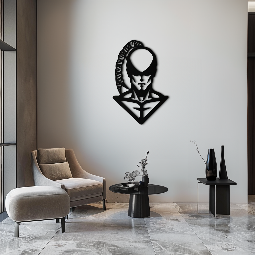 Lee Sin Wall Art - Minimalist Metal Design Inspired by League of Legends- KAF487 - Tampa Home & Garden Store