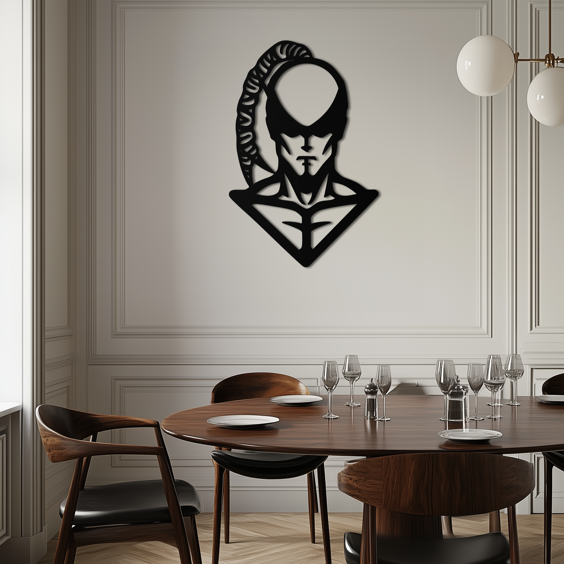 Lee Sin Wall Art - Minimalist Metal Design Inspired by League of Legends- KAF487 - Tampa Home & Garden Store