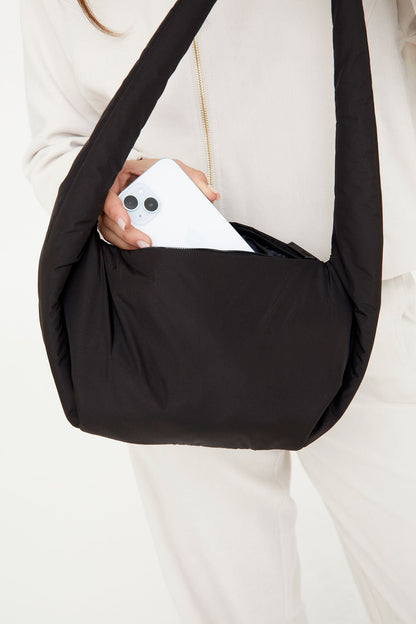 Myra Mini Bag Lefrik USA black shoulder bag with zip opening on Tampa Home & Garden Store