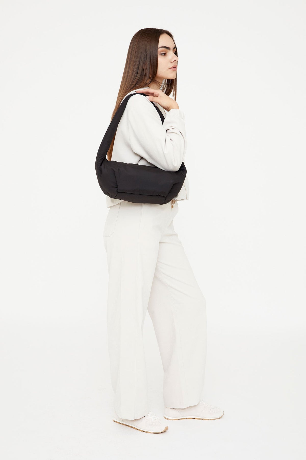 Myra Mini Bag black circular-handle shoulder bag by Lefrik USA on Tampa Home & Garden Store