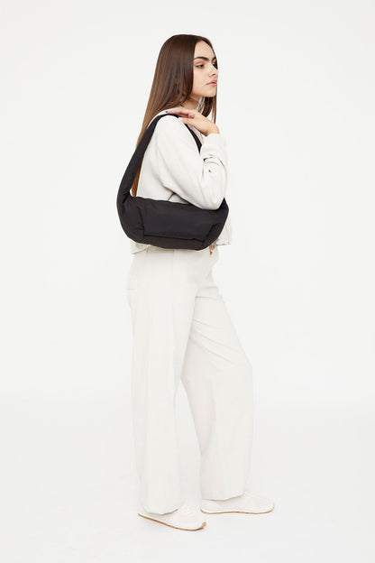Myra Mini Bag black circular-handle shoulder bag by Lefrik USA on Tampa Home & Garden Store