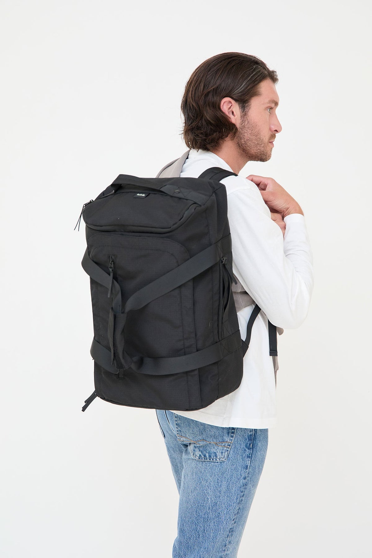 Lefrik Wanderer travel backpack cabin size 29L in black for laptops with multiple compartments on Tampa Home & Garden Store