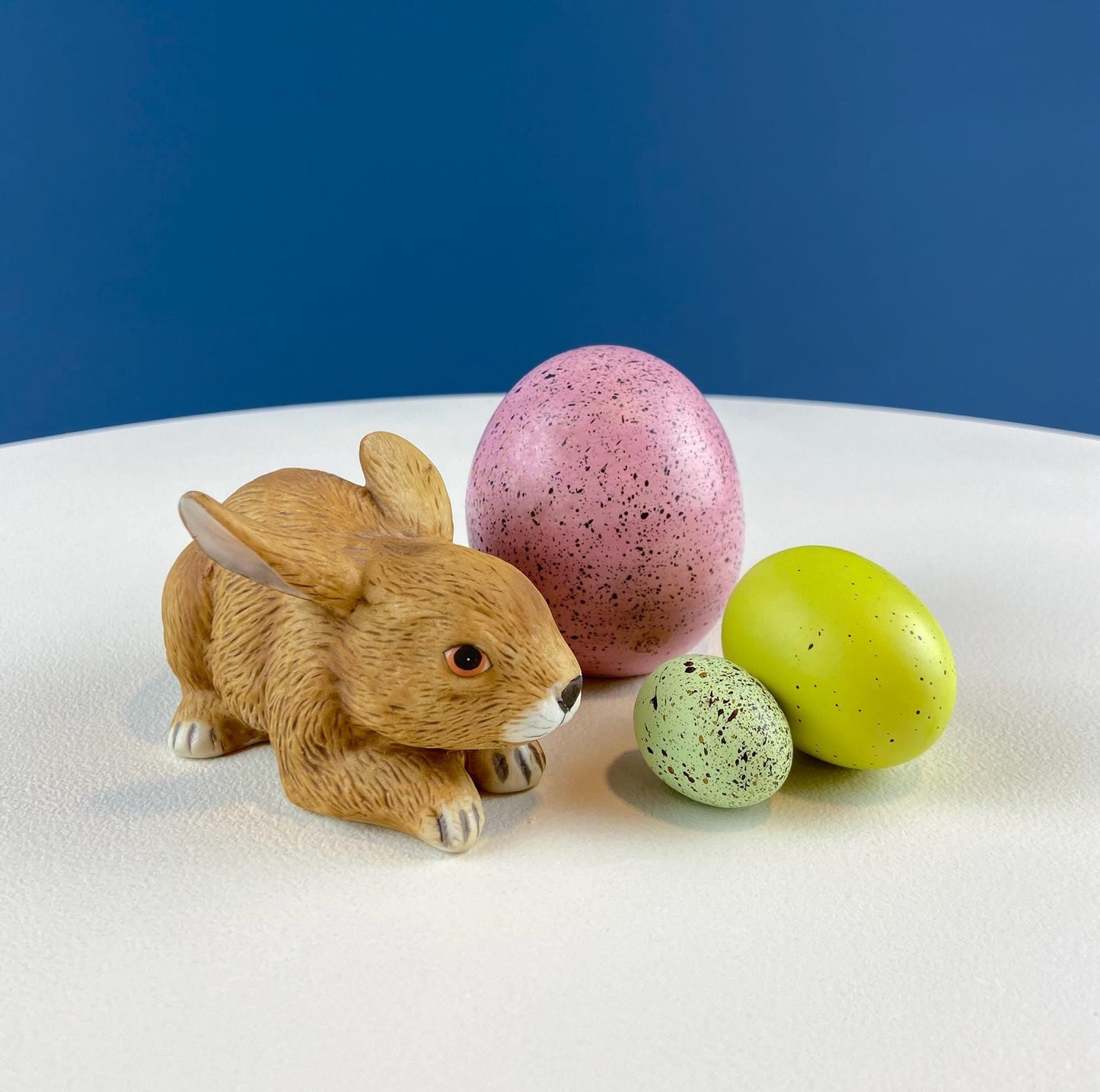 Lefton Brown Porcelain Bunny. Small Cute Hand Painted Rabbit Statuette. Easter Celebration. Gift for Him Her Kid Bunny Collector. - Tampa Home & Garden Store