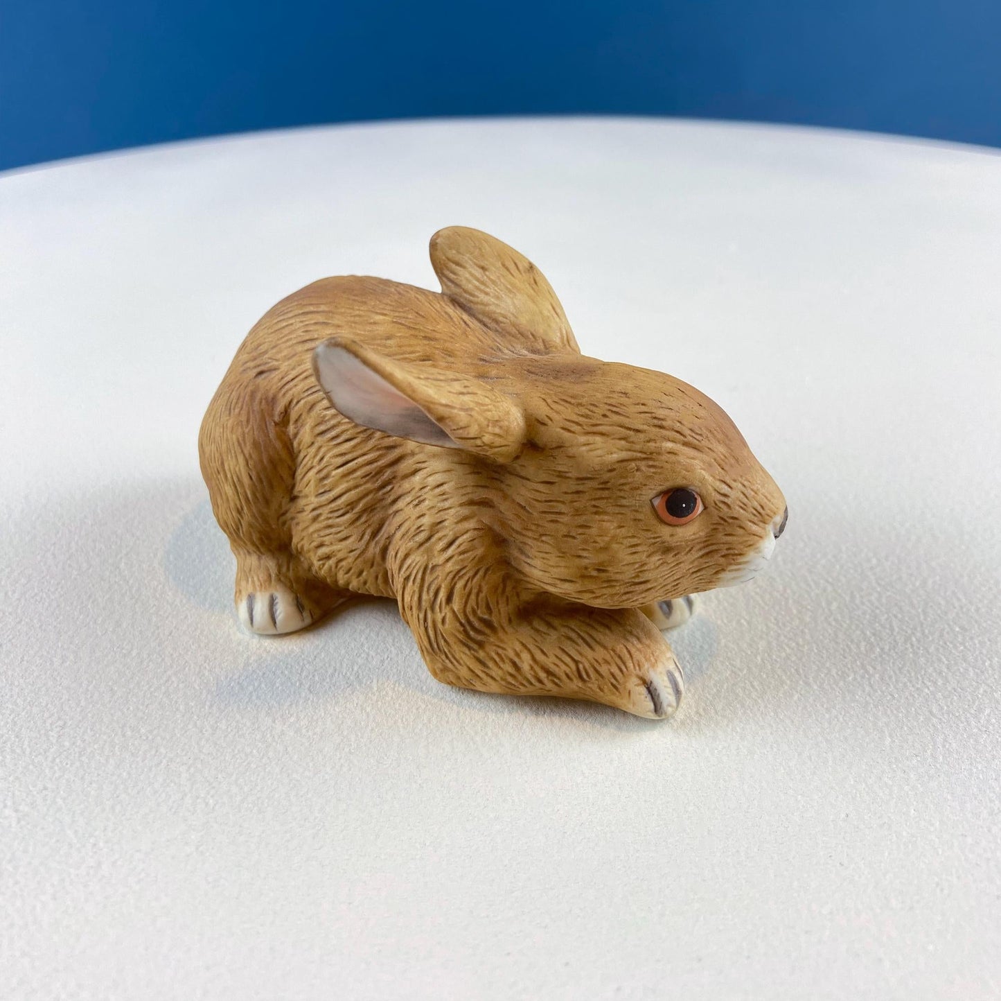 Lefton Brown Porcelain Bunny. Small Cute Hand Painted Rabbit Statuette. Easter Celebration. Gift for Him Her Kid Bunny Collector. - Tampa Home & Garden Store