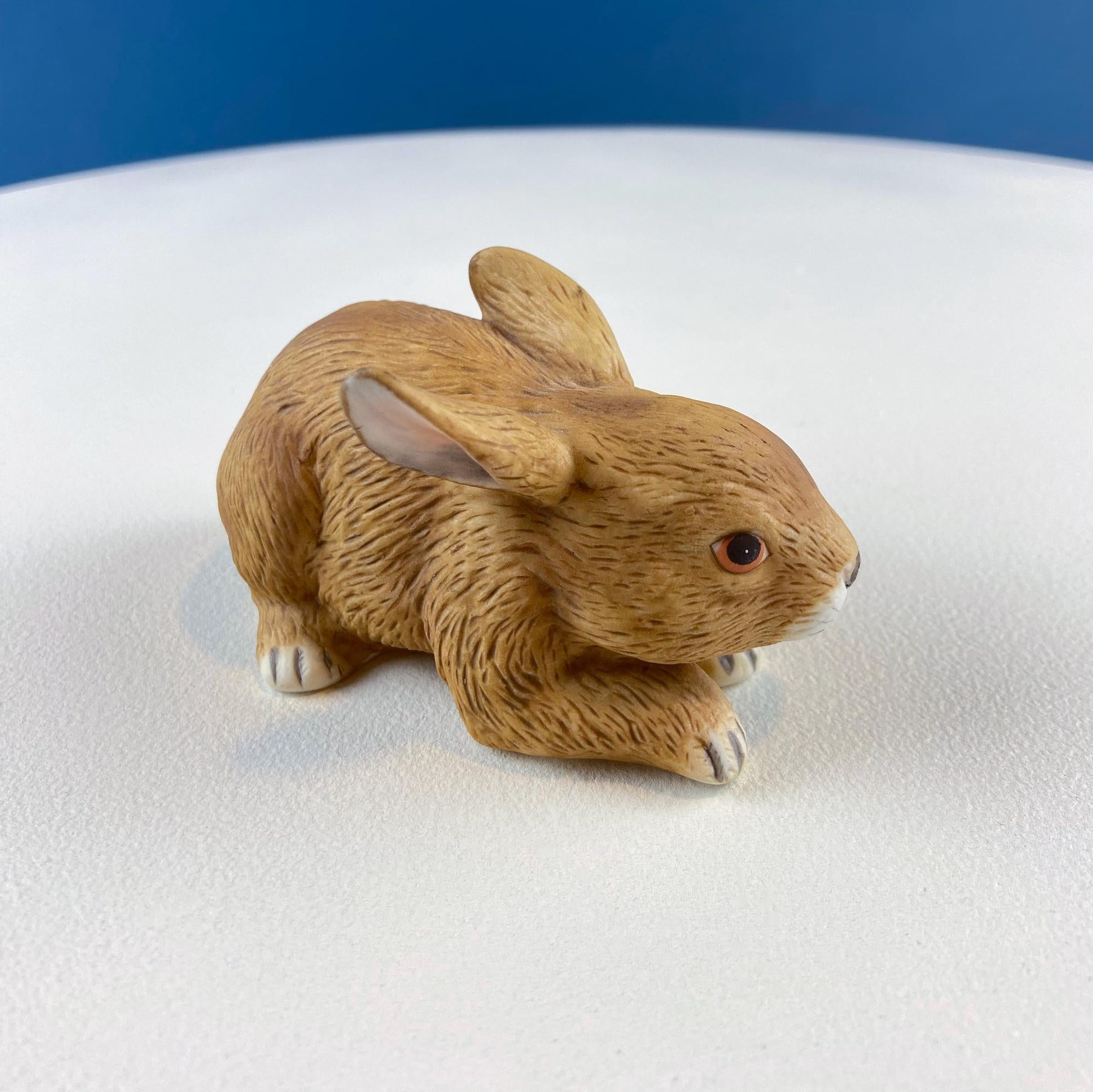 Lefton Brown Porcelain Bunny. Small Cute Hand Painted Rabbit Statuette. Easter Celebration. Gift for Him Her Kid Bunny Collector. - Tampa Home & Garden Store