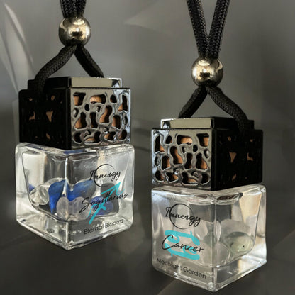 Leo Zodiac Crystal-Enhanced Oil Diffuser, Car Air Freshener in Sunshower Mist Scent, 8ml - Tampa Home & Garden Store
