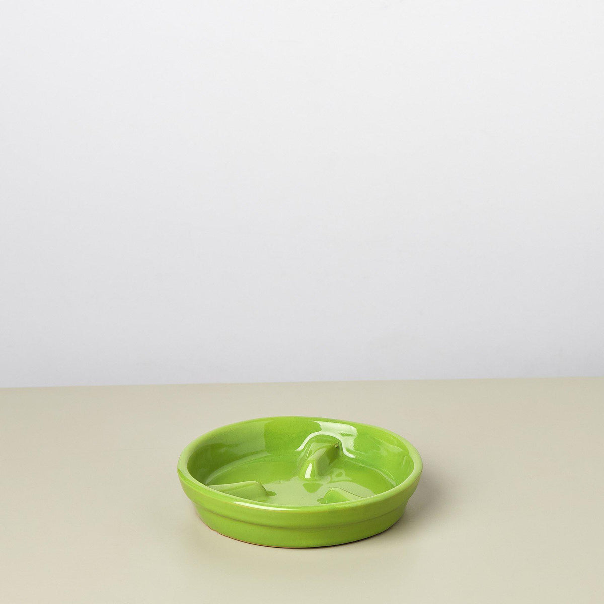 Liberty Bell Planter lime green ceramic with glossy glaze by House Plant Shop on Tampa Home and Garden Store