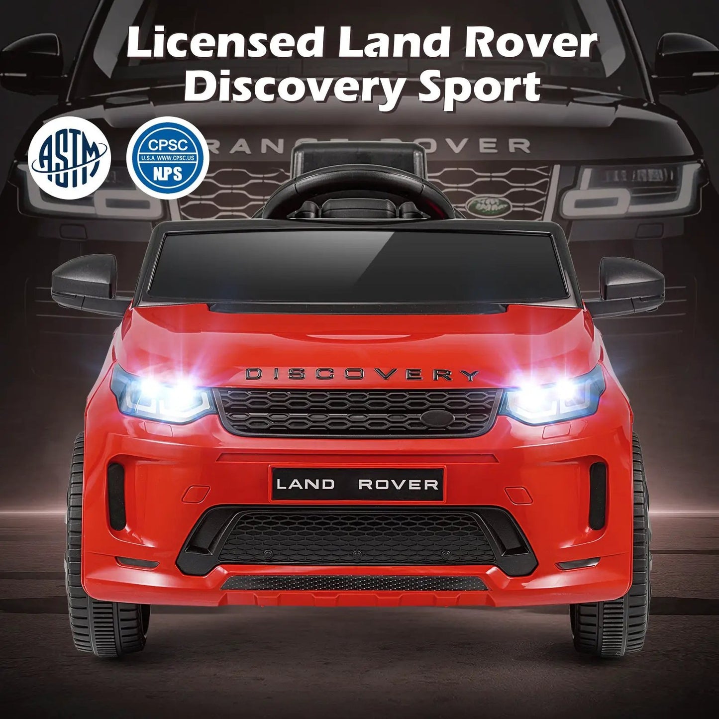 Licensed Land Rover Kids Ride On Car 12V Battery