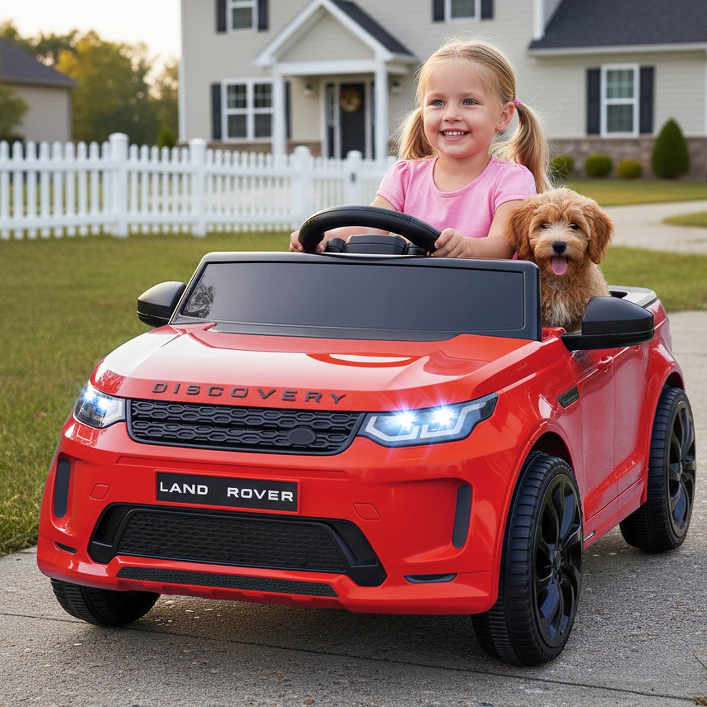 Licensed Land Rover Kids Ride On Car 12V Battery