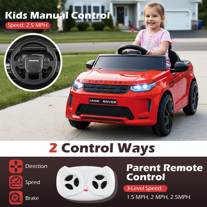 Licensed Land Rover Kids Ride On Car 12V Battery