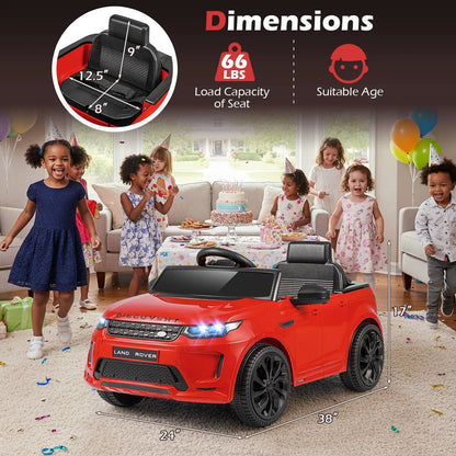 Licensed Land Rover Kids Ride On Car 12V Battery