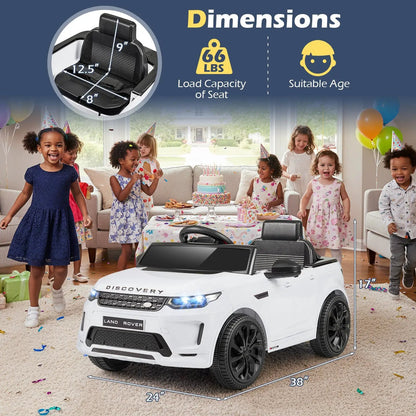 Licensed Land Rover Kids Ride On Car 12V Battery