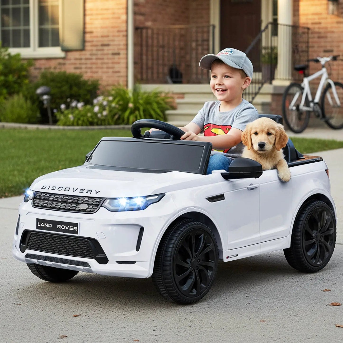 Licensed Land Rover Kids Ride On Car 12V Battery