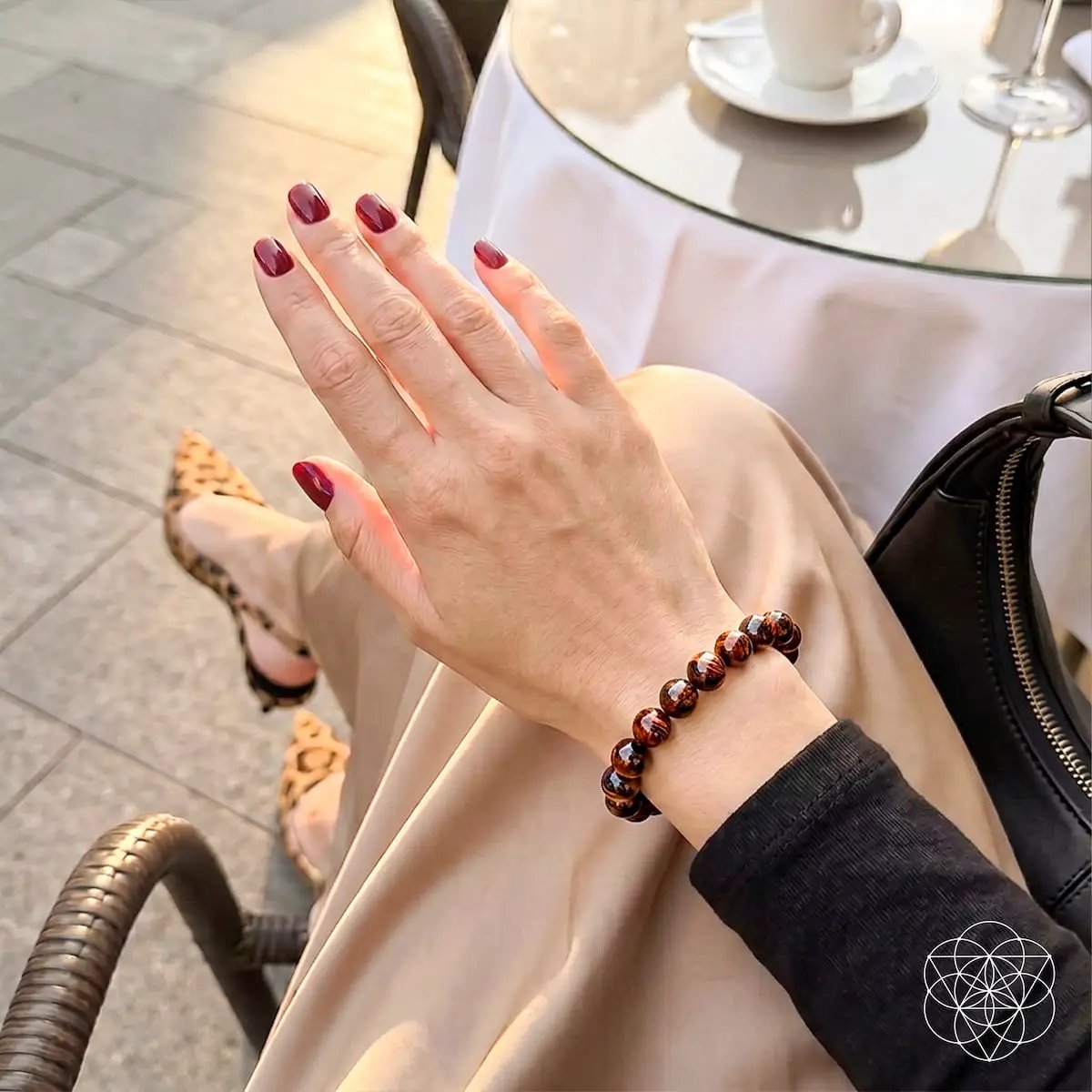 Bracelet The Self-Sabotage Breaker Mahogany Obsidian beads Conscious Items on Tampa Home & Garden Store