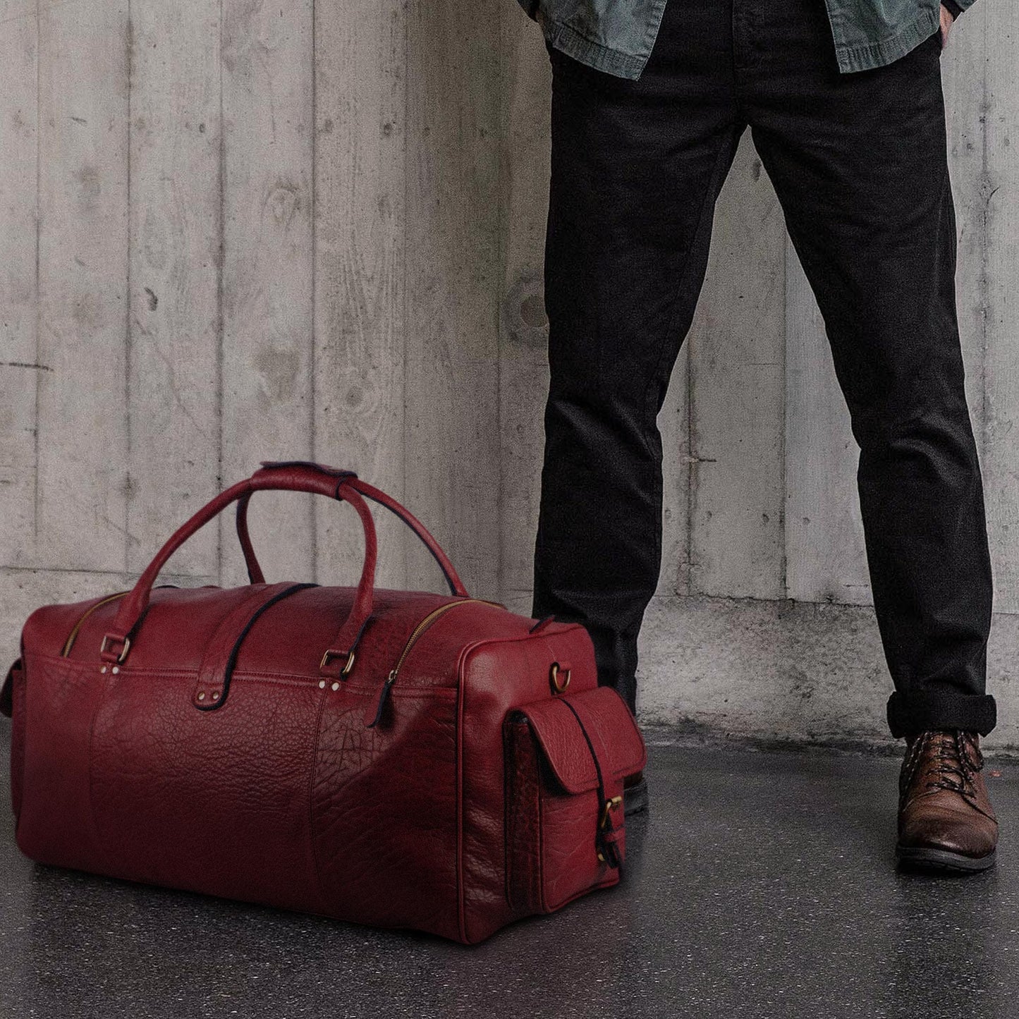 Scarlet Big Duffel - Tampa Home & Garden Store