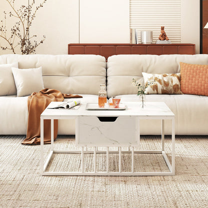 Lift Top Coffee Table Modern Center Table with Hidden Storage Compartment