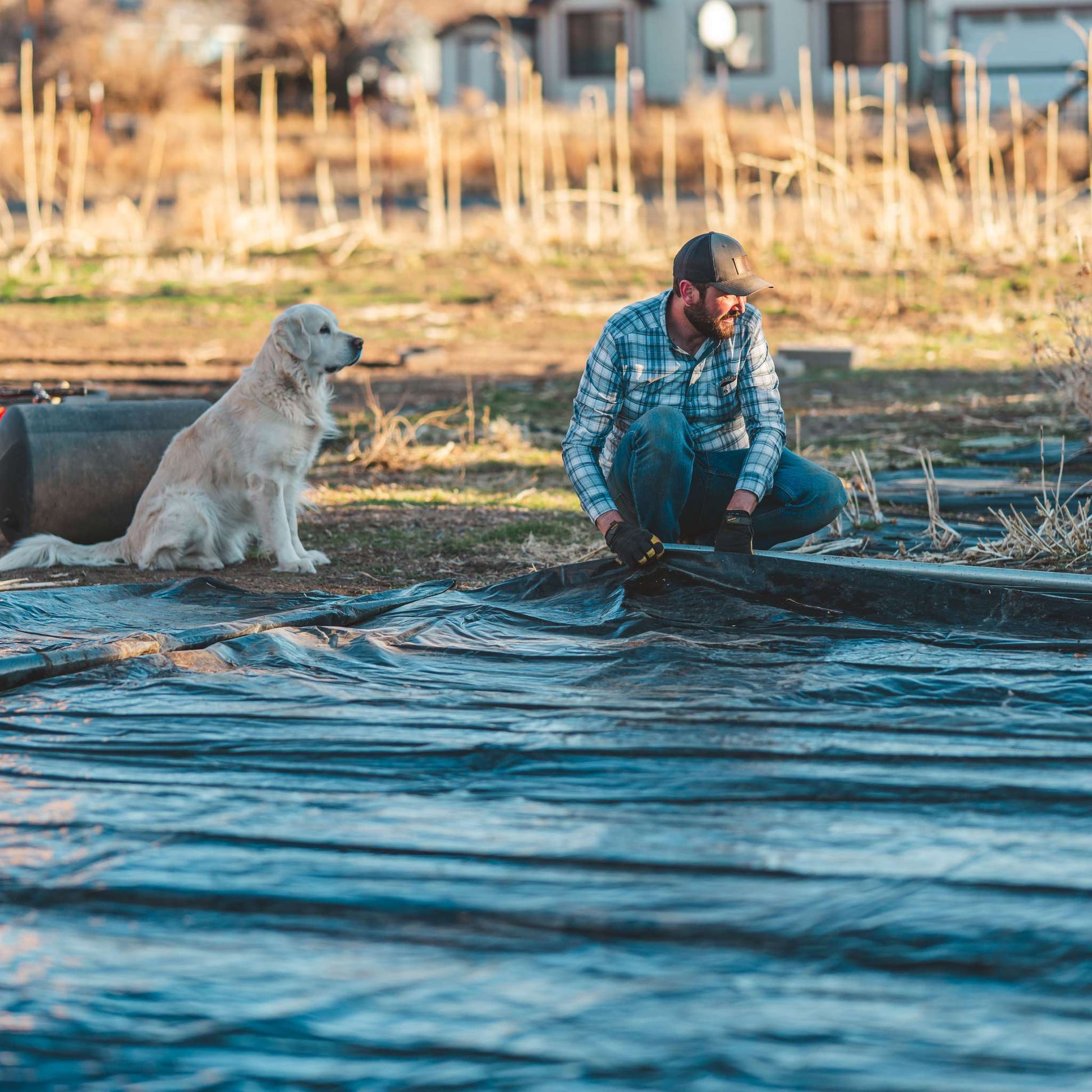 Light Deprivation Tarp Blackout Plastic & Weed Blackout | 6 mil - Tampa Home & Garden Store