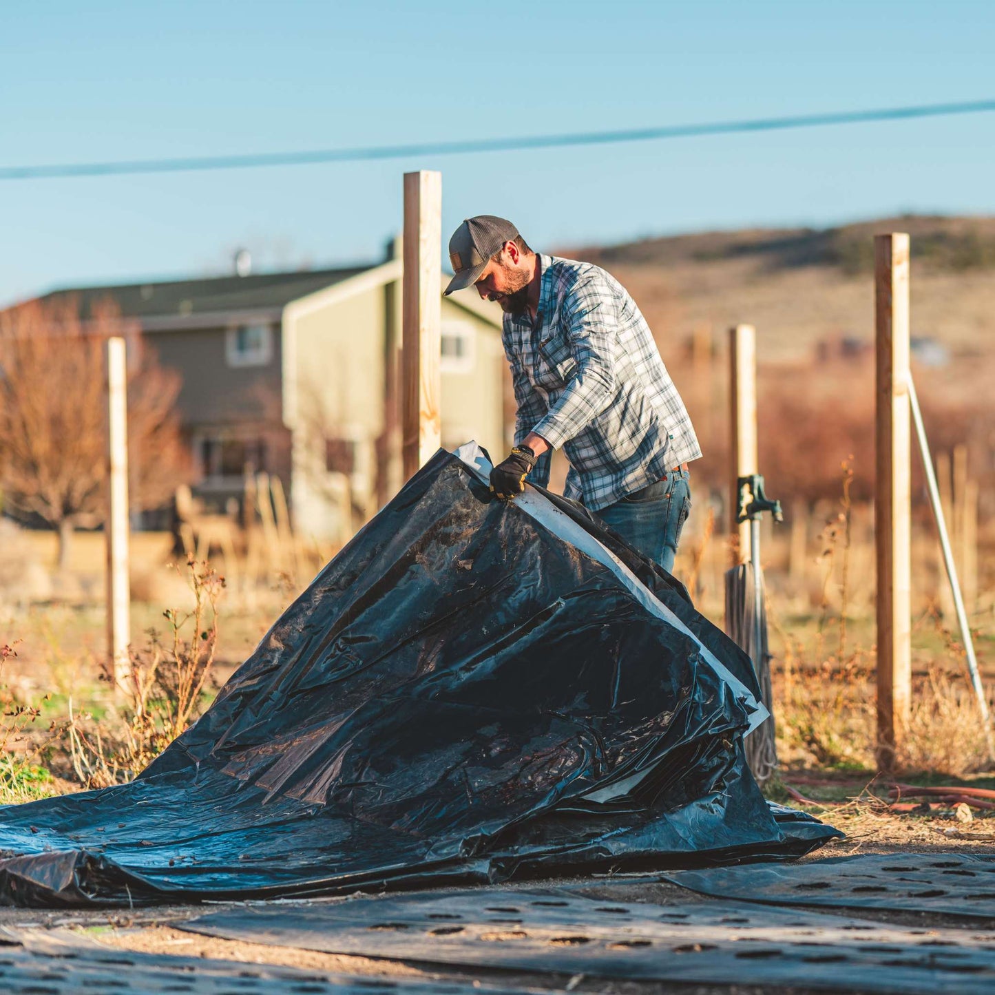 Light Deprivation Tarp Blackout Plastic & Weed Blackout | 6 mil - Tampa Home & Garden Store