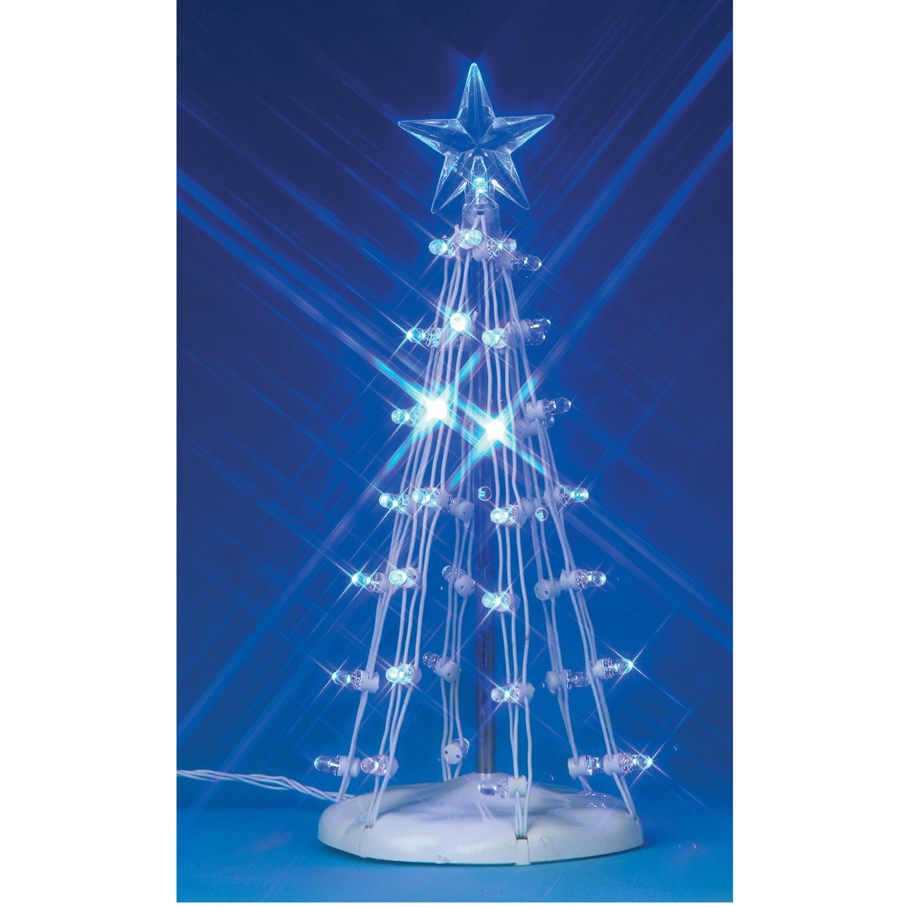 Lighted Silhouette Tree - Blue - 6 Inch - Tampa Home & Garden Store