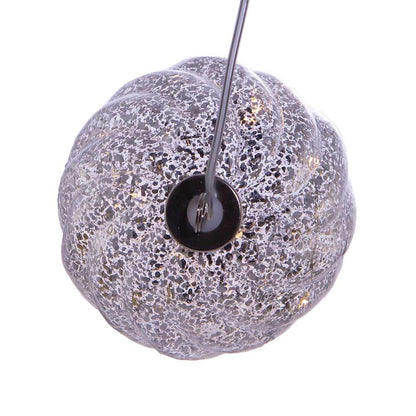 Lighted USB Gold and Silver Glass Ball Ornament - Silver - Tampa Home & Garden Store