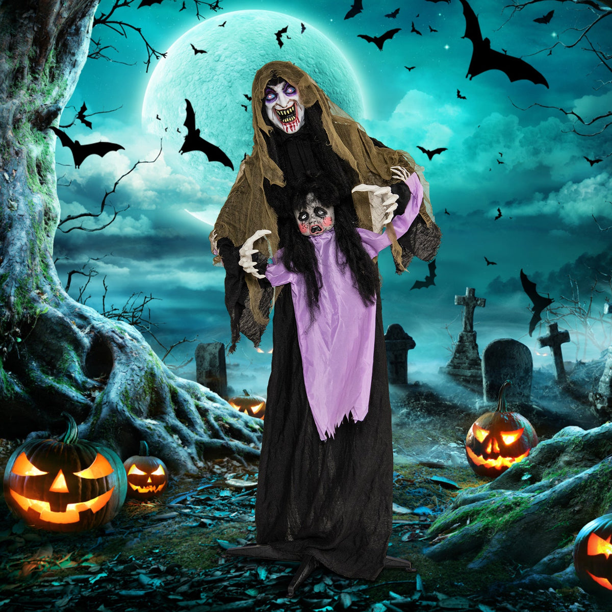Lighted vampire lawn ornament LED DirectDeals outdoor yard display on Tampa Home & Garden Store