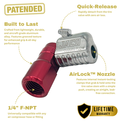 Lightning™ L2-Series Tire Air Chuck - 1/4" F-NPT - Tampa Home & Garden Store