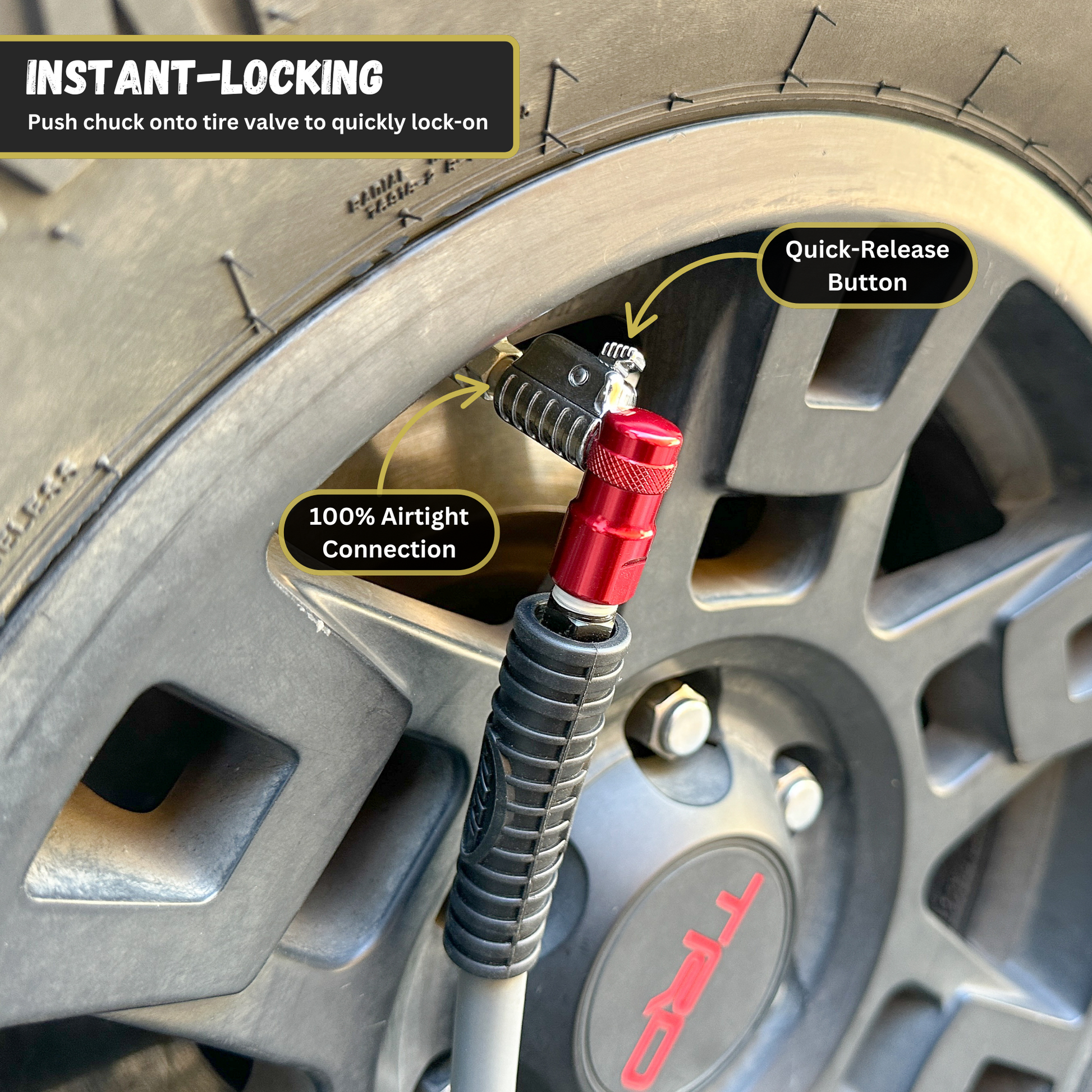 Lightning™ L2-Series Tire Air Chuck - 1/4" F-NPT - Tampa Home & Garden Store