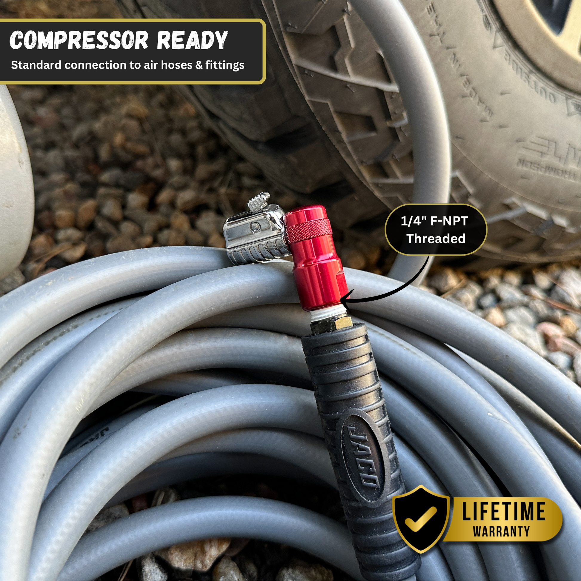 Lightning™ L2-Series Tire Air Chuck - 1/4" F-NPT - Tampa Home & Garden Store