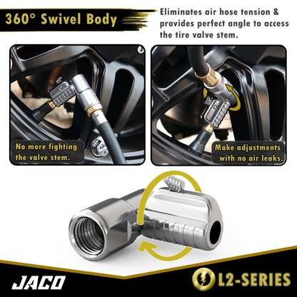 Lightning™ L2-Series Tire Air Chuck - 1/4" F-NPT - Tampa Home & Garden Store
