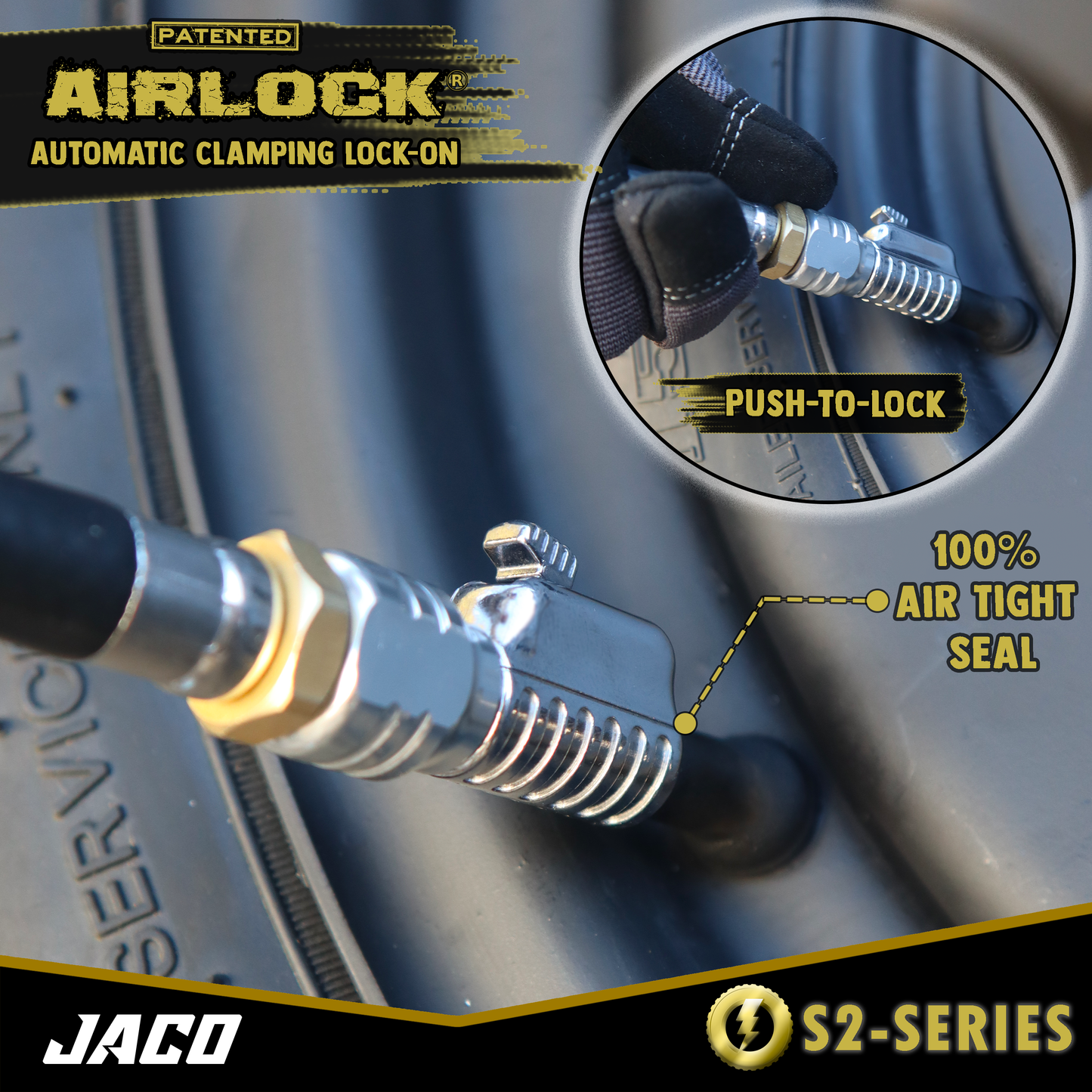 Lightning™ S2-Series Tire Air Chuck - 1/4" F-NPT - Tampa Home & Garden Store