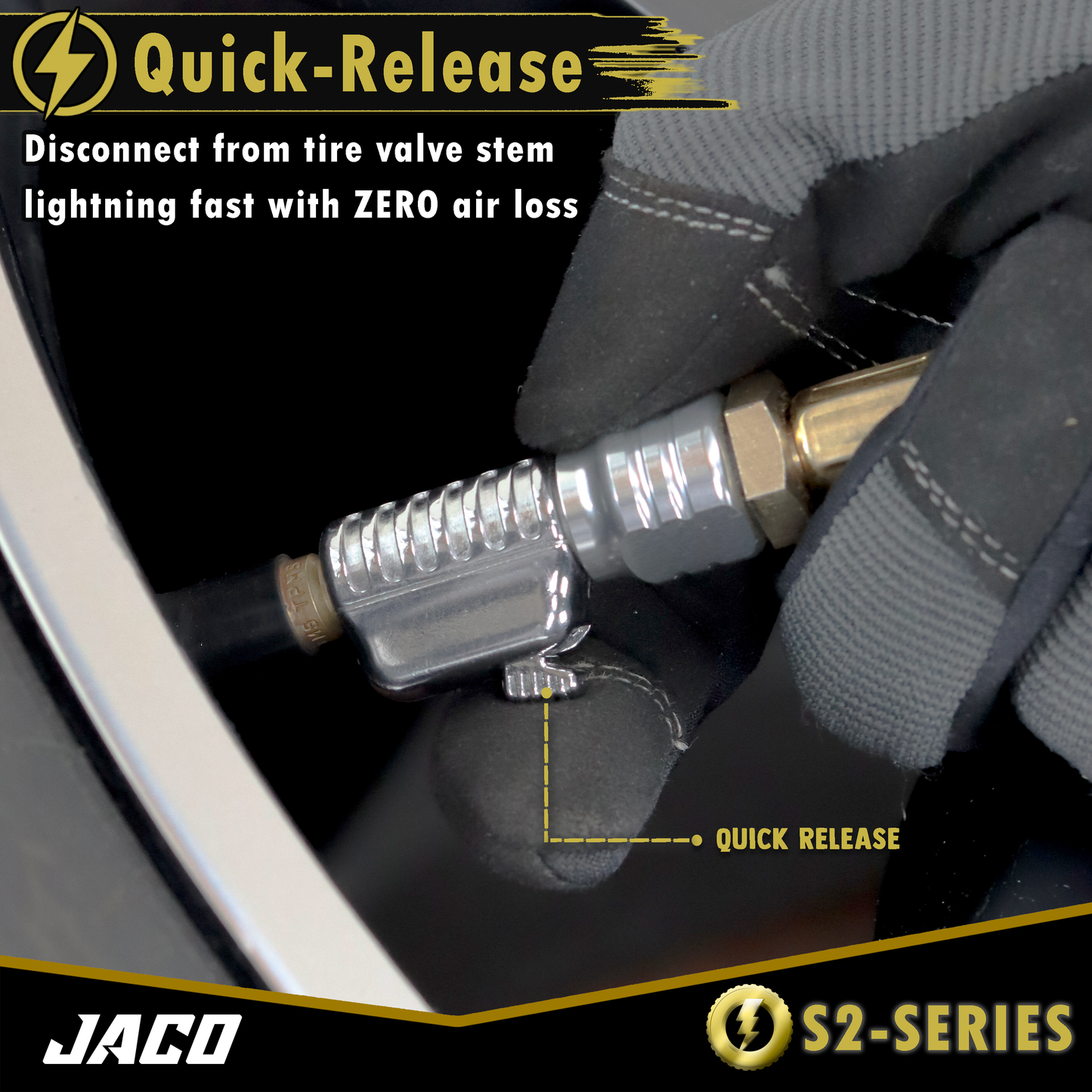 Lightning™ S2-Series Tire Air Chuck - 1/4" F-NPT - Tampa Home & Garden Store