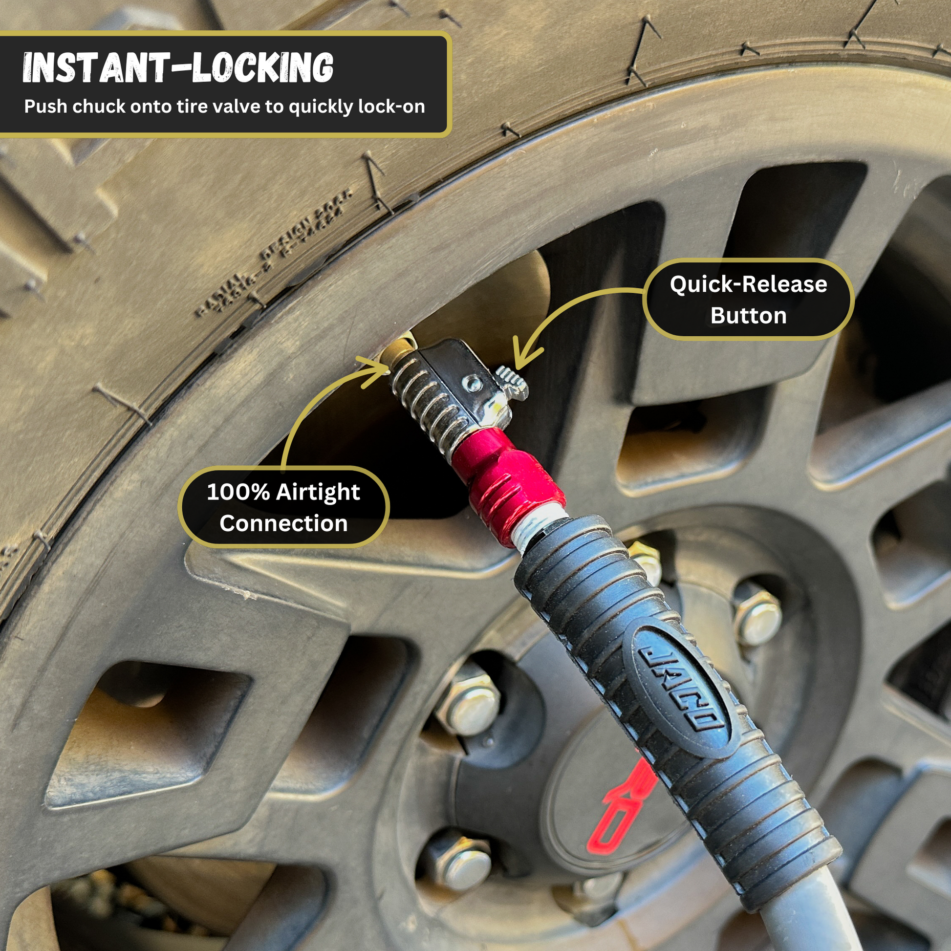 Lightning™ S2-Series Tire Air Chuck - 1/4" F-NPT - Tampa Home & Garden Store