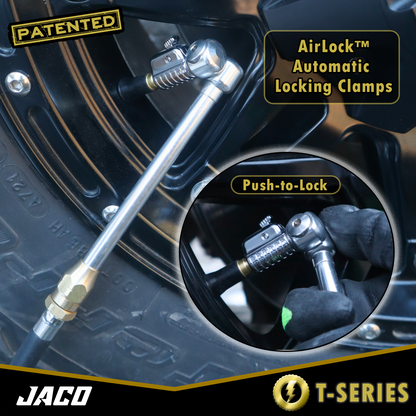 Lightning™ T-Series Tire Air Chuck | Open Flow, 1/4" F-NPT - Tampa Home & Garden Store