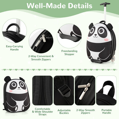 Lightweight and Portable Rolling Suitcase for Children