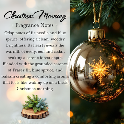 Limited Edition: Christmas Morning Crystal Candle  | Coconut-Soy Wax Candle, 9oz - Tampa Home & Garden Store