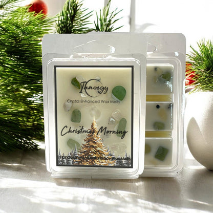 Limited Edition: Christmas Morning Crystal-Enhanced Premium Coconut-Soy Wax Melts - Tampa Home & Garden Store