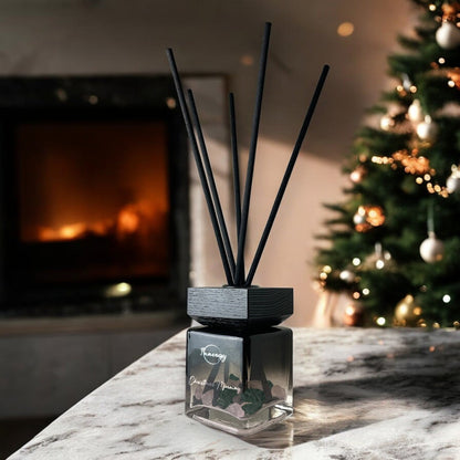 Limited Edition: Christmas Morning Crystal-Enhanced Reed Oil Diffuser, 100ml - Tampa Home & Garden Store