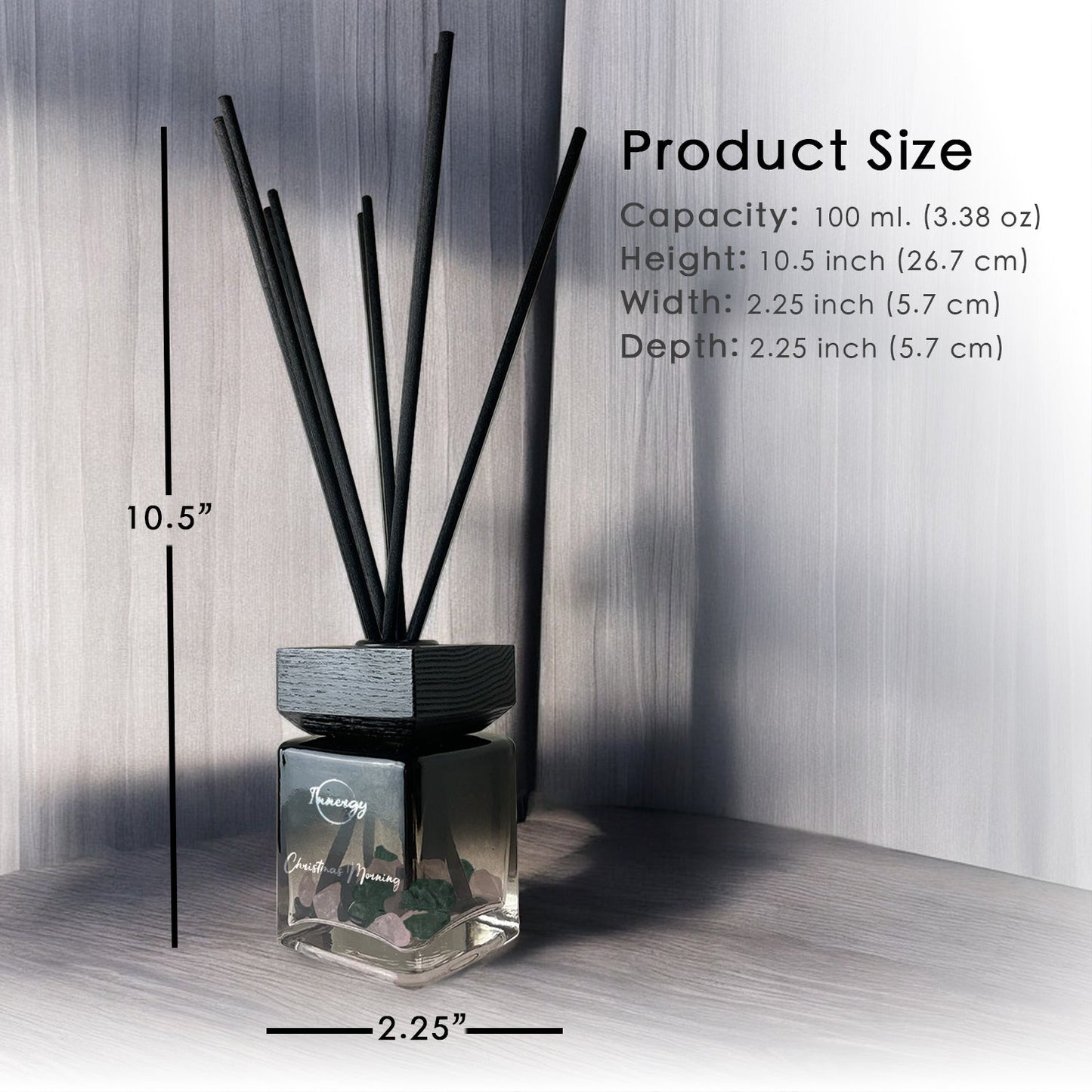 Limited Edition: Christmas Morning Crystal-Enhanced Reed Oil Diffuser, 100ml - Tampa Home & Garden Store