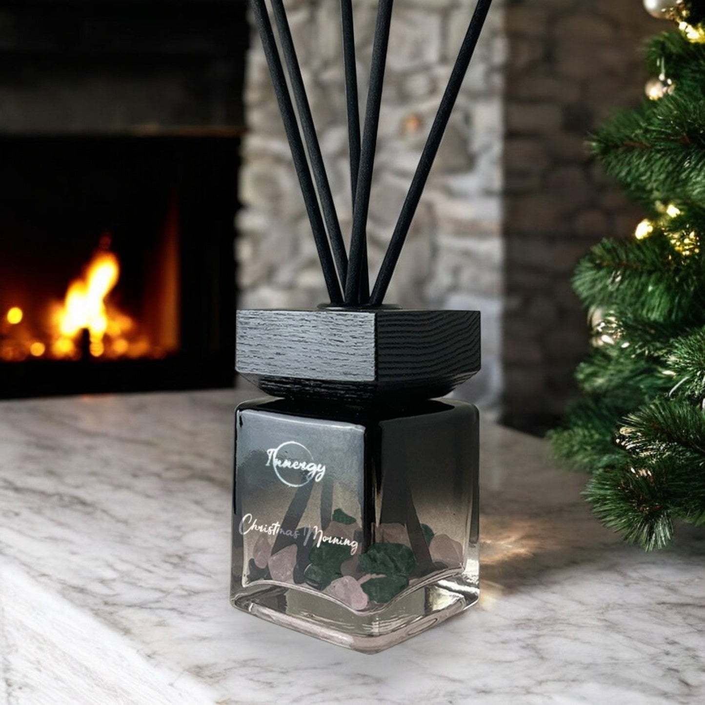 Limited Edition: Christmas Morning Crystal-Enhanced Reed Oil Diffuser, 100ml - Tampa Home & Garden Store